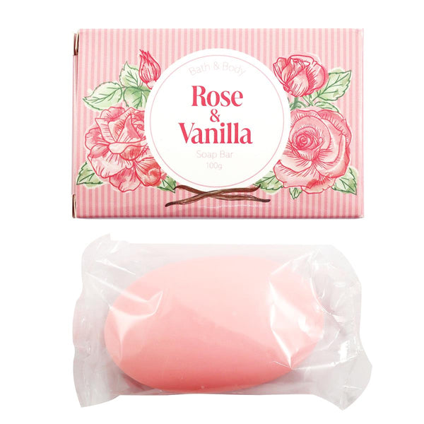 Soap Rose & Vanilla 100g Box
