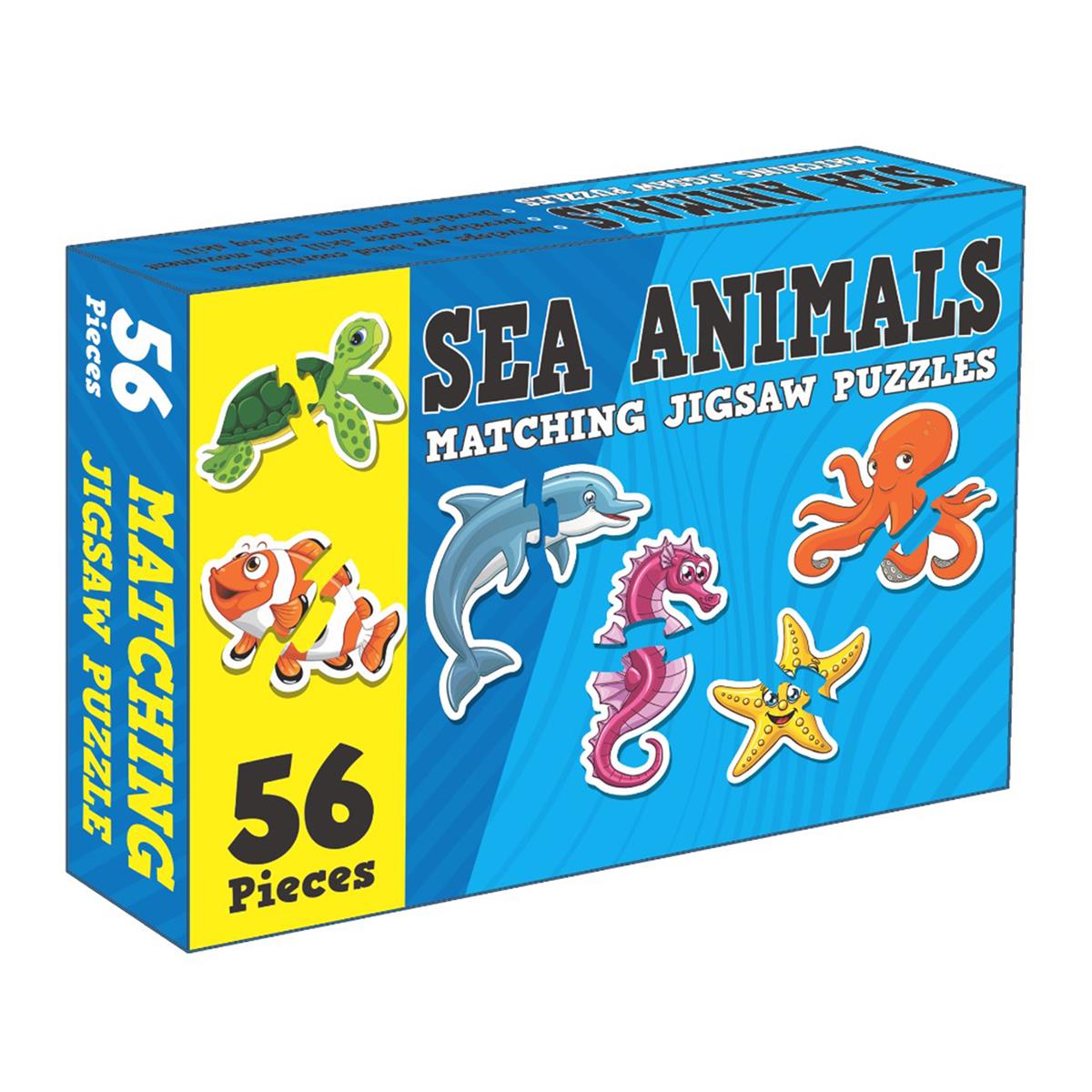 Matching Puzzle Sea Animals 56pc – Val's Wholesale