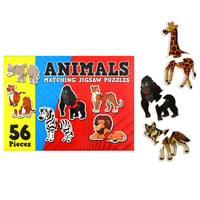 Matching Puzzle Animals 56pc 46x32