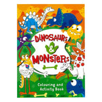 Activity & Colouring Book Dinos & Monsters 56pgs