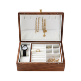 Jewellery Box Black Walnut Wood with Lift Out Tray