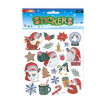 Xmas Stickers Santa & Friends 15x17cm