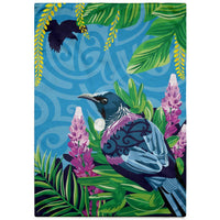 Tea Towel NZ Colourful Tui 50x70cm