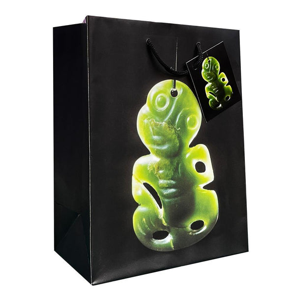 Gift Bag M NZ Greenstone Tiki