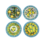 Coasters x 4 - Round Lemon