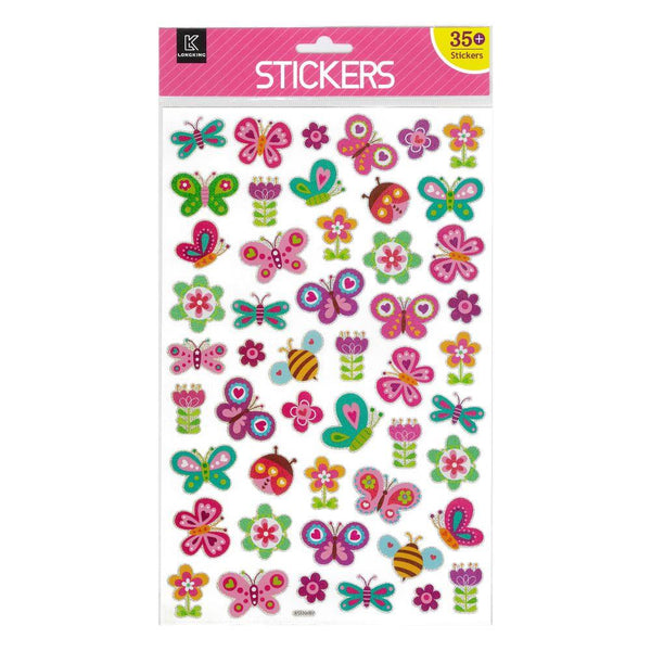 Stickers Laser Butterflies 347x196mm