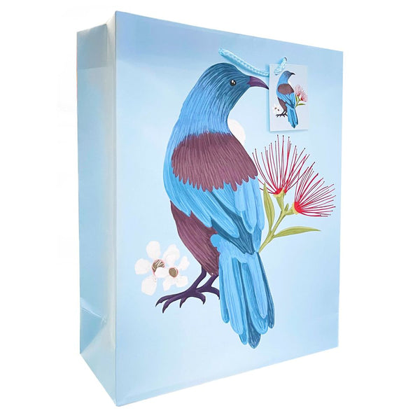 Gift Bag L NZ Tui 26.7x33x11.4cm