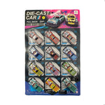 Die-Cast Pull Back Truck 12pcs (L)