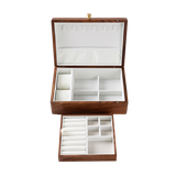 Jewellery Box Black Walnut Wood with Lift Out Tray