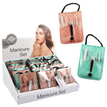 Manicure Set in Case 2asst 4pcs - box of 24