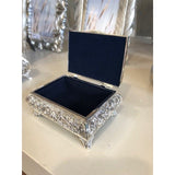 JEWELLERY BOX QUEEN ANNE 3.5" SILVERPLATED FINISH