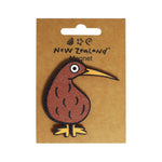 Magnet Wooden NZ Kiwi Bird B/C 6.7cm