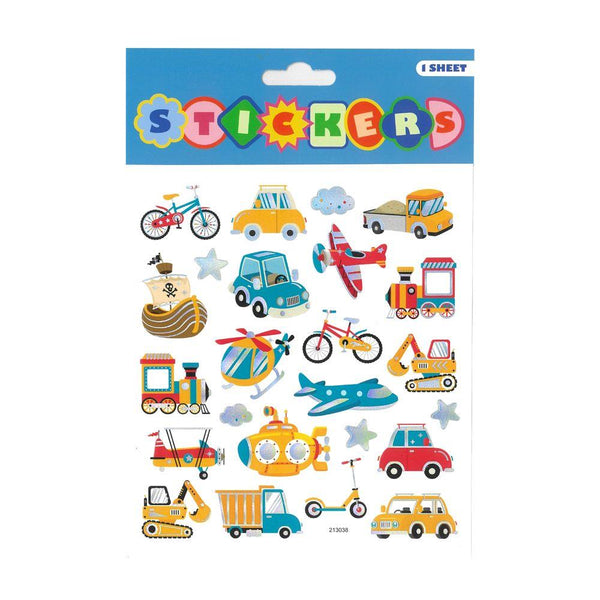 Stickers Modes of Transport 15x17cm