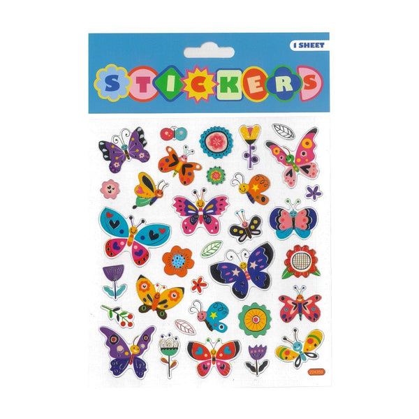 Stickers Butterflies 15x17cm