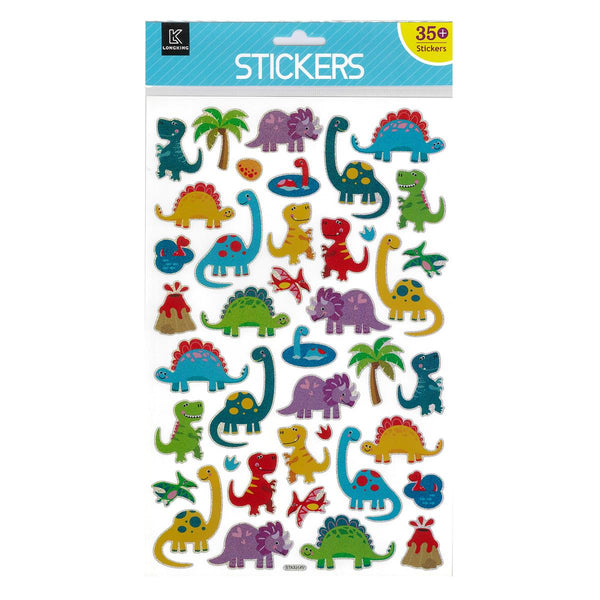 Stickers Laser Dinosaurs 347x196mm