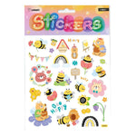 Stickers Honey Bees & Bears 15x17cm