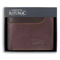 Men's Republic Leather Wallet - Coffee