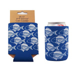 Can Cooler NZ Snapper White & Blue