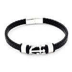 Men's Republic Bracelet Anchor Leather