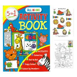 Colouring Book & Activity 5-in-1 (32pg)