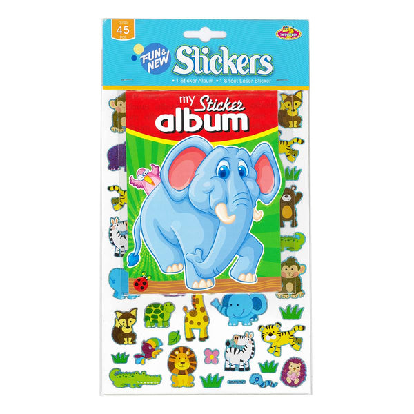 Sticker Album Animal 265x165mm