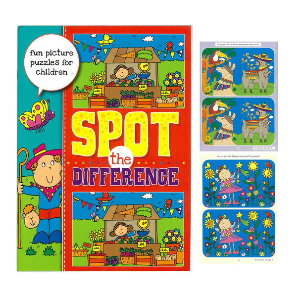 Spot the Difference Puzzle Book 32pg