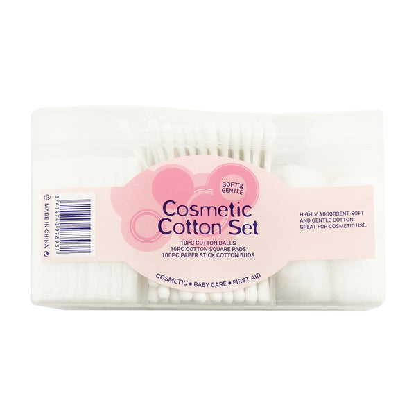 Cosmetic Cotton Set 3-in-1 120pc