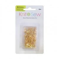 Sewing Brass Safety Pins 50pc