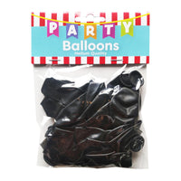 Balloon 27.5cm Helium Black 15pc