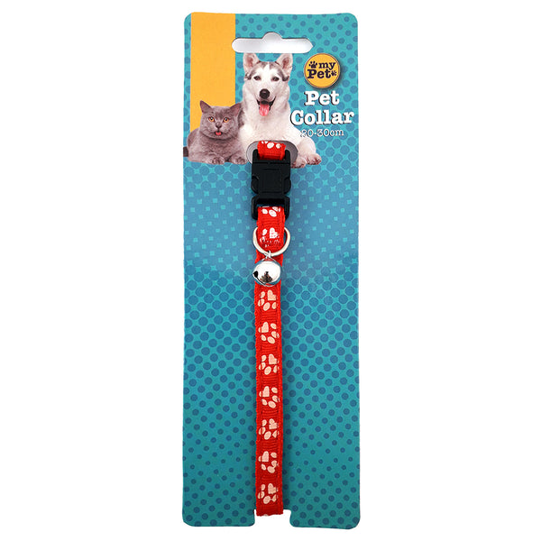 Pet Cat Collar Red 20-30cm