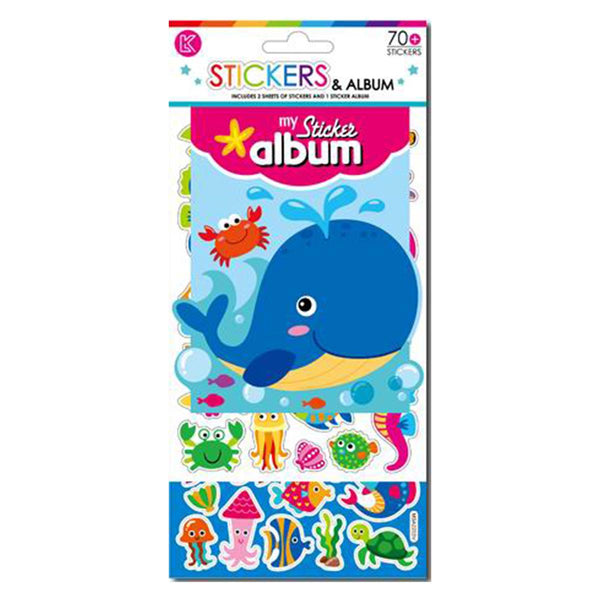Sticker Album Sea Life 260x126mm