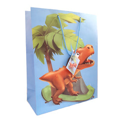 Gift Bag Large Dinosaur 26.5 x 33 x 11.4cm