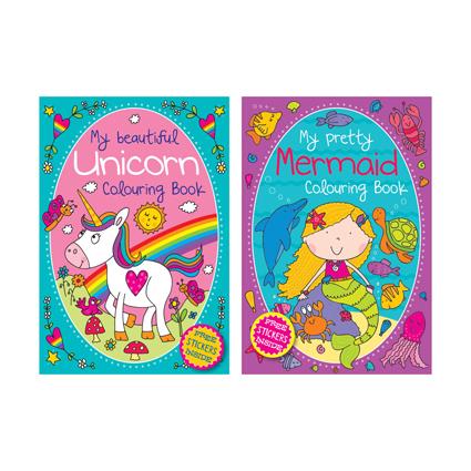 Colouring Book Unicorn 72pg