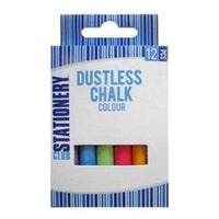 Chalk Coloured Dustless 12pc