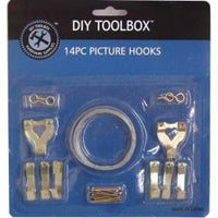 Picture Hooks 14pc with Wire