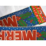 Xmas Banner Merry Christmas Foil 3.7m