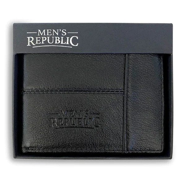 Men's Republic Wallet Leather - Black