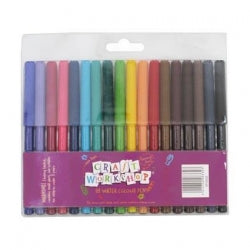 Colouring Felt Pens 18pc