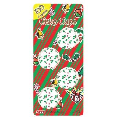 Xmas Cup Cakes Small 75mm 100pc