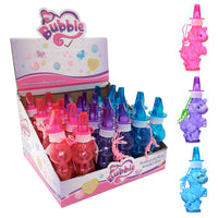 Bubbles Unicorn with Whistle 90ml - Box of 24