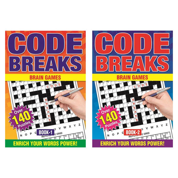 Code Breaks Puzzle Book 160pg A5