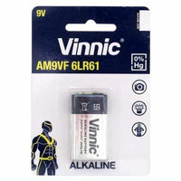 Battery Vinnic Alkaline 9Volt 1pack