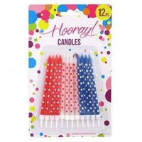 Candle Dot w/Holders 12pc